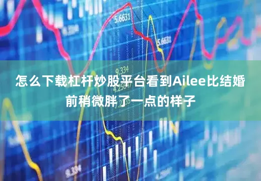 怎么下载杠杆炒股平台看到Ailee比结婚前稍微胖了一点的样子